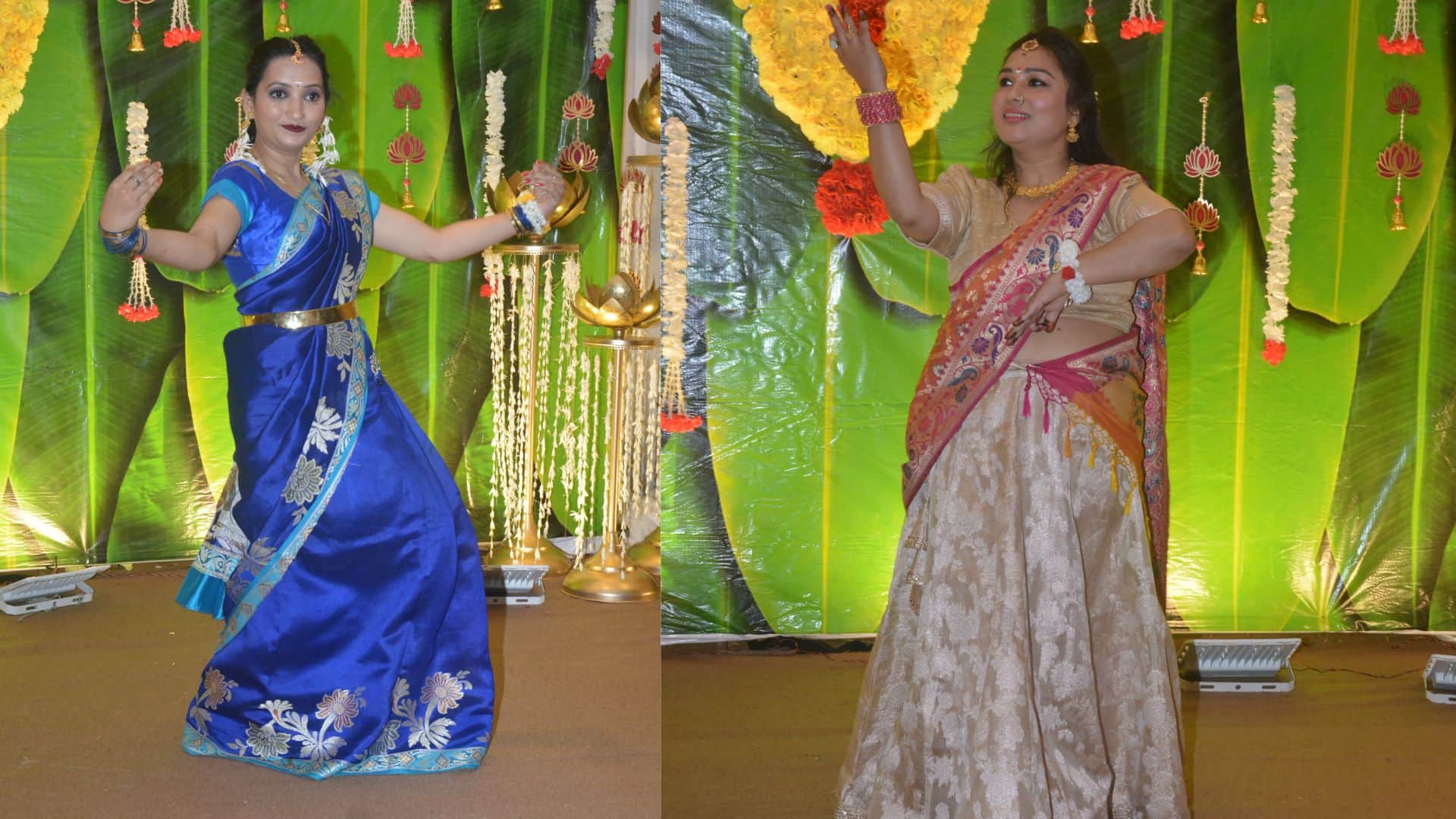 Teej festival celebrated by clubs and organizations in varanasi