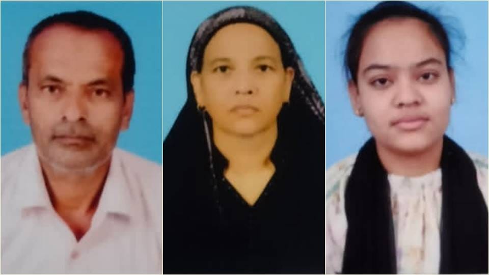 Milak resident bike riding couple and daughter die in Bareilly road accident