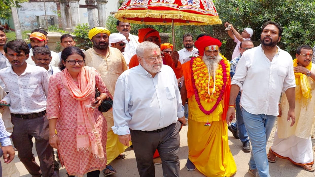 Professor Harold Goodwin came face to face with the culture, lifestyle and spirit harmony of Shringverpurdham