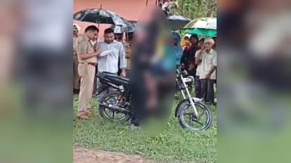 bodies of a young man and a young woman were found hanging from a tree in a cremation ground in Saharanpur