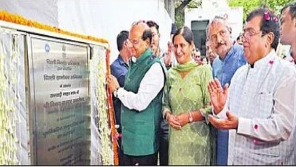 Delhi : LG Saxena inaugurates 22 development projects in 18 villages