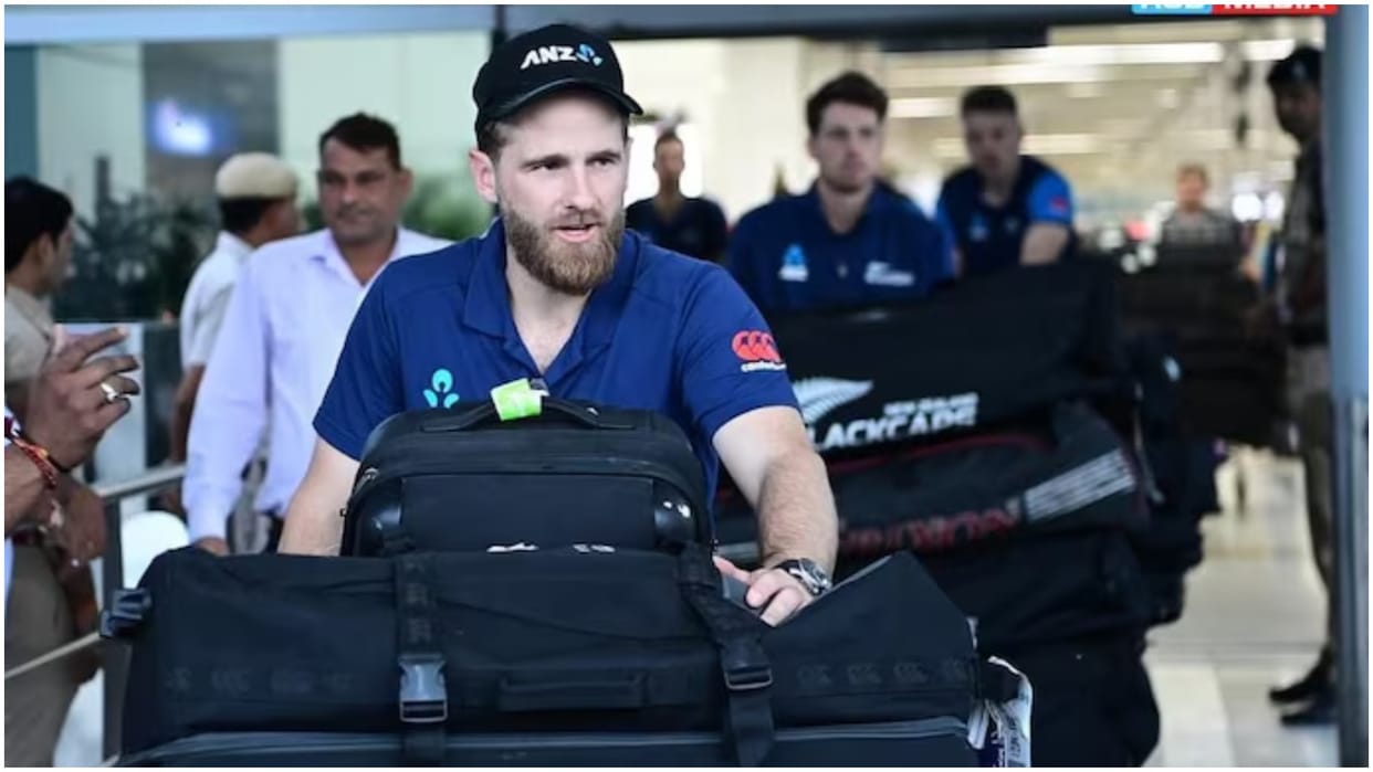 An Afghan-style welcome for New Zealand Team as they arrive in Greater Noida for AFG vs NZ only Test