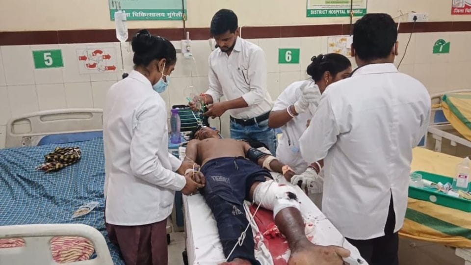 Deputy CM Arun Sao's convoy hits a youth riding a bike