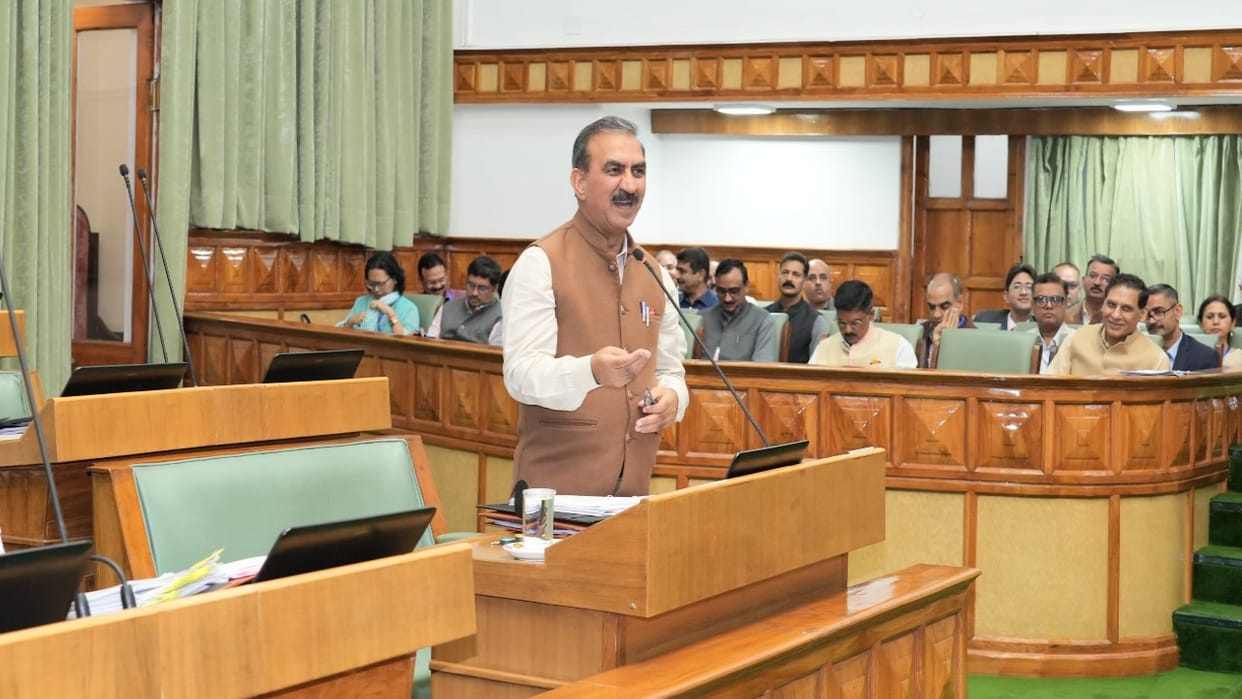Himachal Assembly: CM Sukhu said will fix the system of health department in eight months