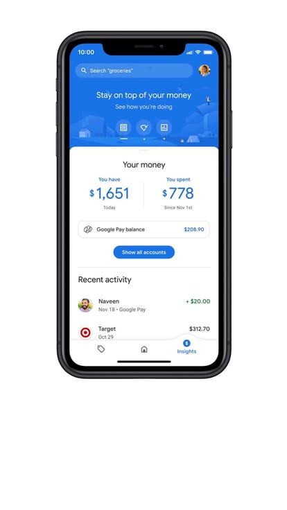 Google Pay Transaction History