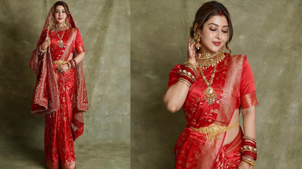 bridal fashion Trendy outfit for newly bride