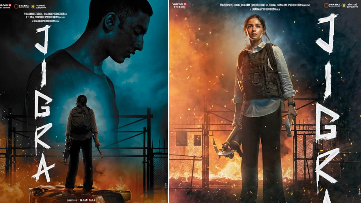 Jigra New Poster with catchy line Tu mere protection mein hai Shows vedang raina stylish look after alia bhatt