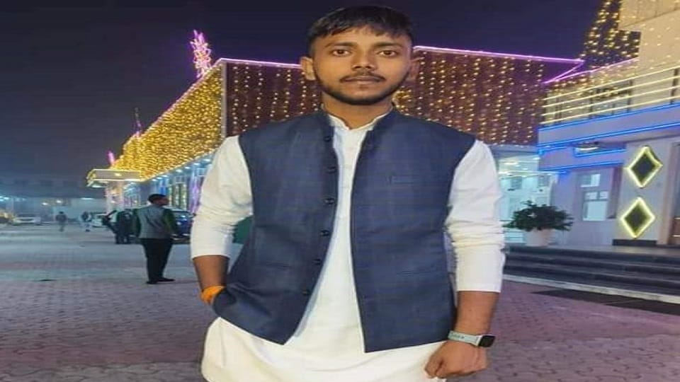 Young man committed suicide by hanging himself