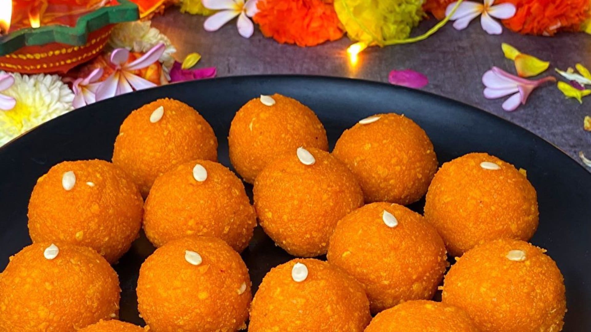 Dhanteras 2024 Motichoor Laddu easy Recipe for Dhanteras Pooja