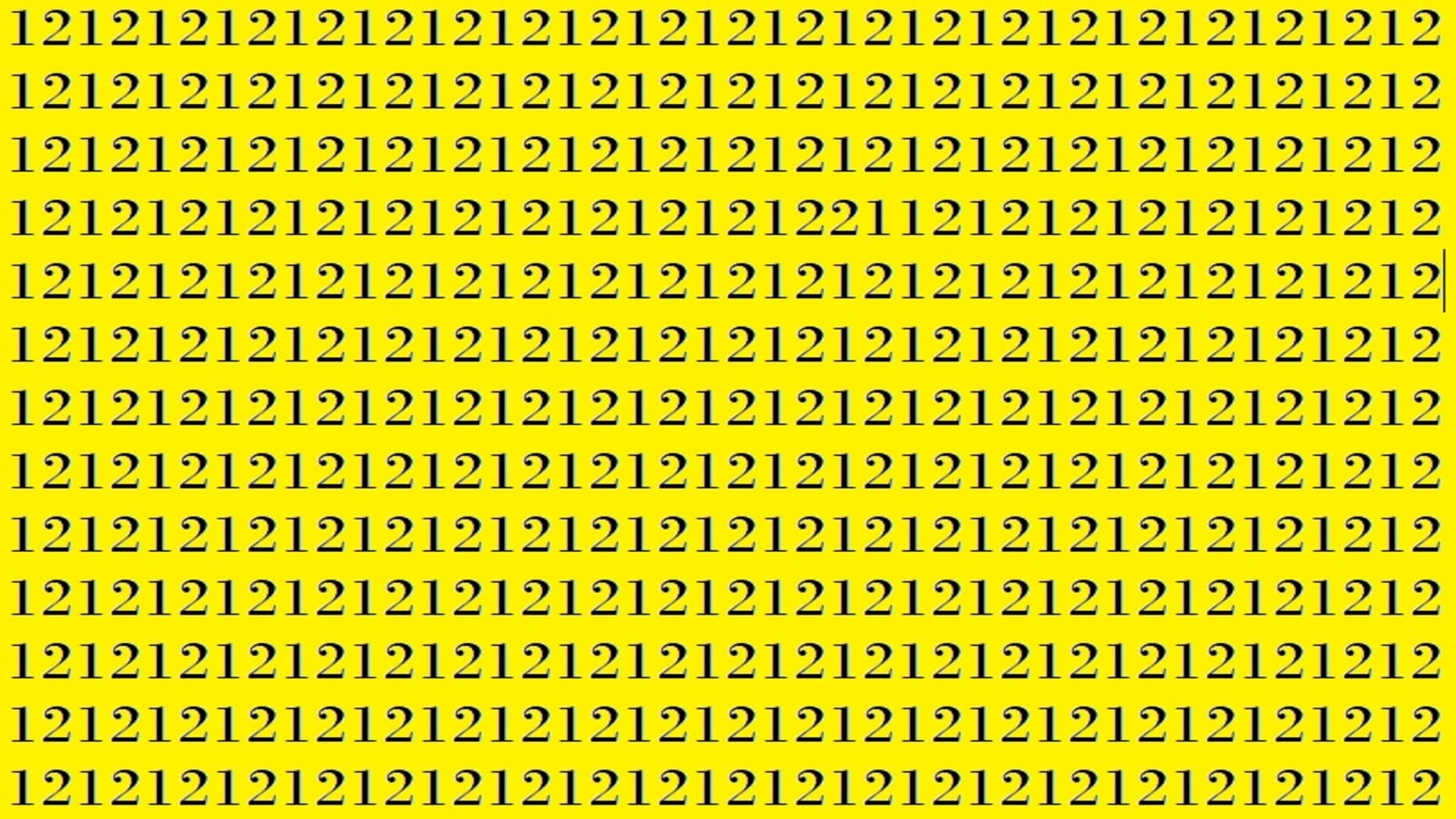 Optical Illusion: Only a genius with sharp eyes can spot 21 among 12 Brain Test
