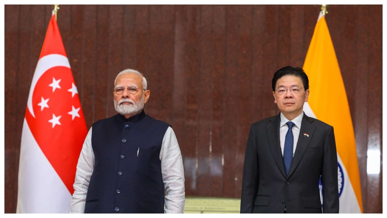 PM Modi praises Singapore fourth generation leadership act east policy startegic important