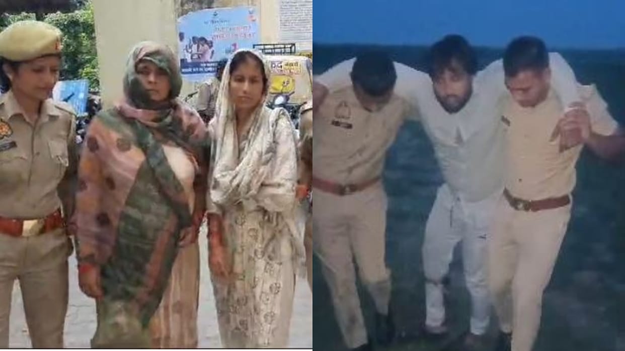 Police arrested the two accused of cow slaughter in encounter