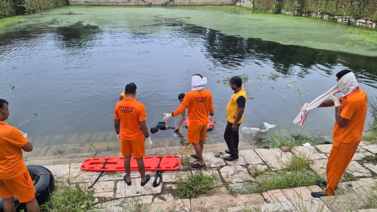 The body of a visitor who drowned in Surajkund was taken out after 42 hours