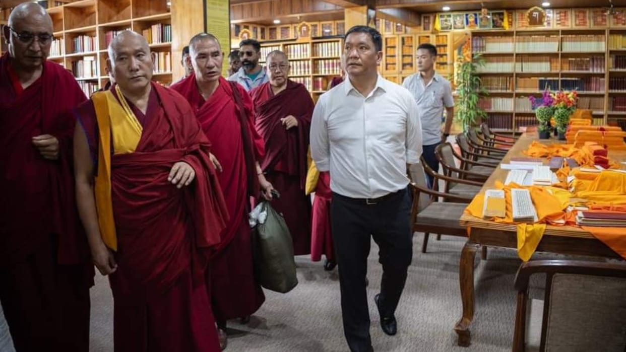 Arunachal Pradesh Chief Minister Pema Khandu reached Dharamshala Himachal