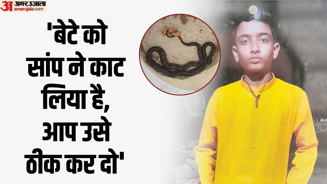 Son bitten by snake in Jhansi mother worshiping Lord Shiva