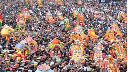 International Kullu Dussehra under 18 and over 60 years of age will not be allowed entry in Rath Maidan