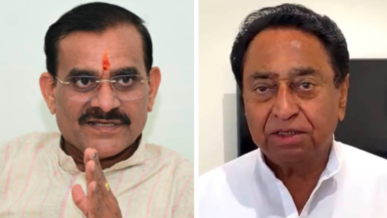 MP Politics: VD Sharma said- Issue-less Congress is doing politics, KamalNath countered- Public is witness!