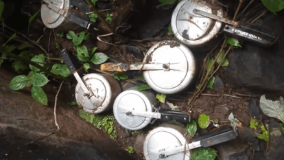 Kondagaon Police recovered and destroyed six IED pressure cooker bombs