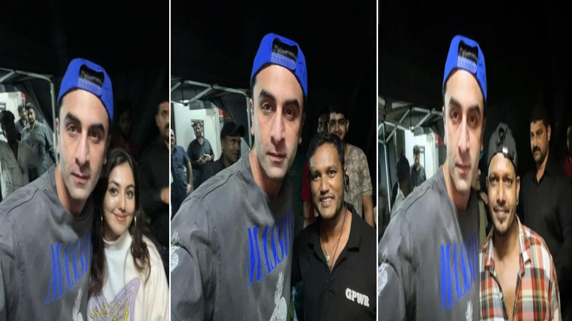 Ramayana actor Ranbir Kapoor is all smiles as he poses with fans from Nitesh Tiwari film set Pics goes viral