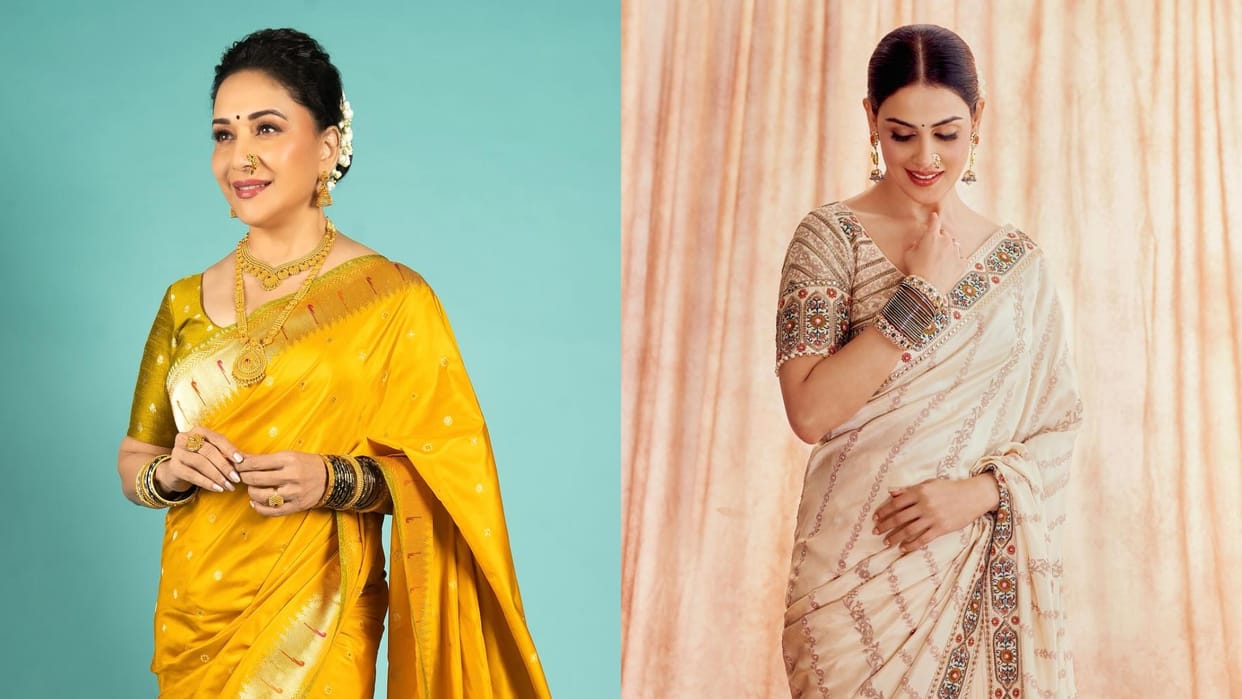 Ganesh Chaturthi 2024 marathi style look inspired by Bollywood actress disprj