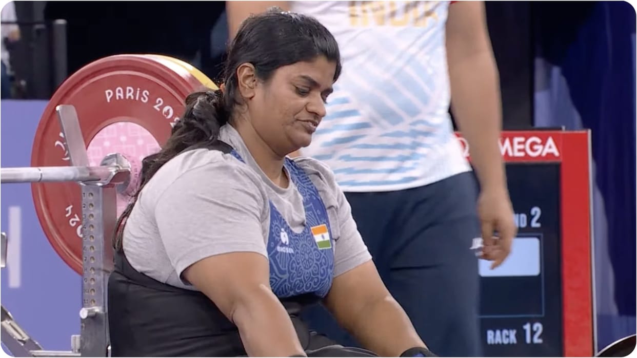 Para Powerlifter Kasthuri Rajamani missed a Paris Paralympics medal stood in eighth place in final