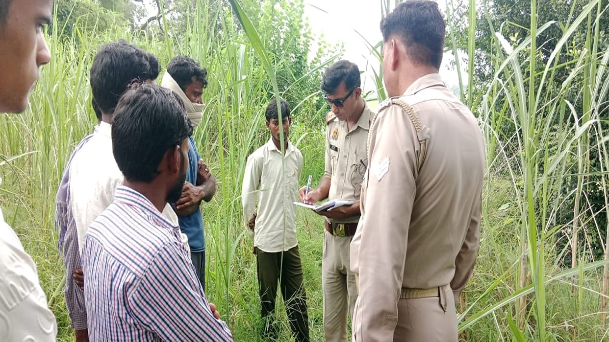 missing man found dead in sugarcane farm suspicion of murder in Pilibhit