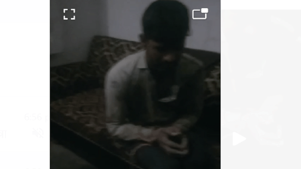 Bijnor: Had entered the house to steal, stumbled in the dark and was caught, tied with a rope and beaten