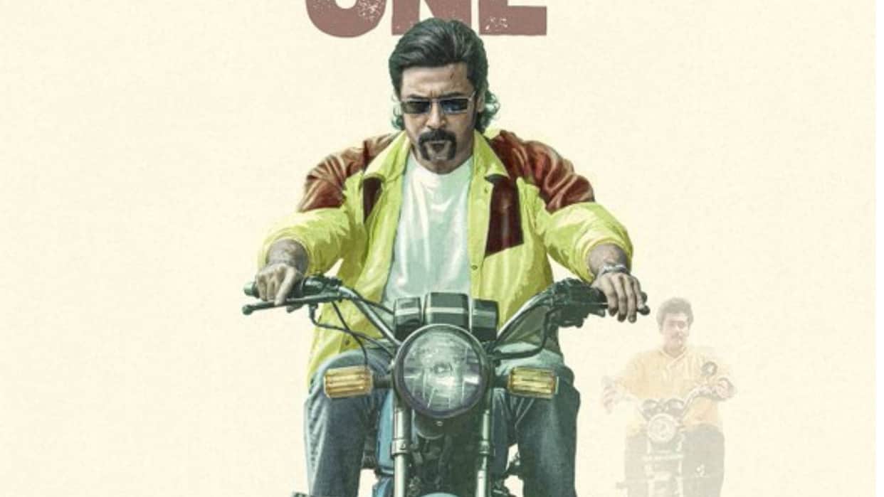 suriya 44 makers shares film new poster as kanguva actor suriya completes 27 years in cinema sends best wishes