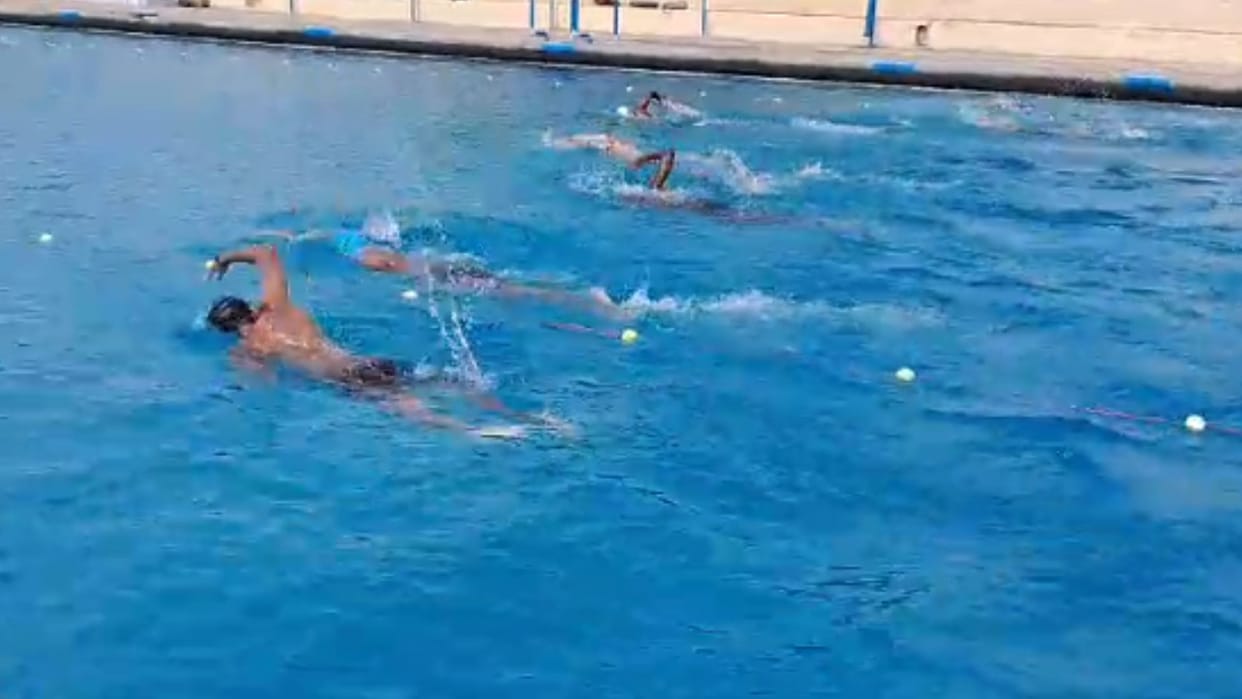 swimmers going to Bangalore for practice Due to lack of all weather pool in the Uttarakhand