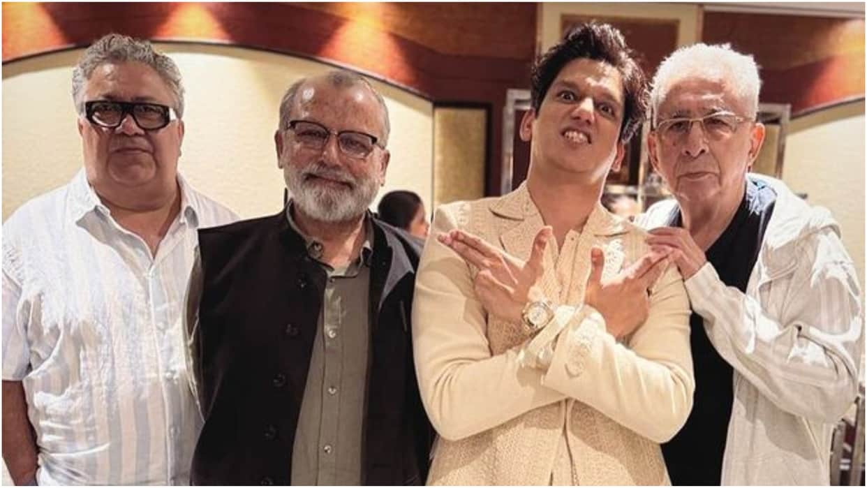 IC 814 The Kandahar Hijack actor Vijay Varma shared pictures with Pankaj Kapur Naseeruddin Shah Manoj Pahwa