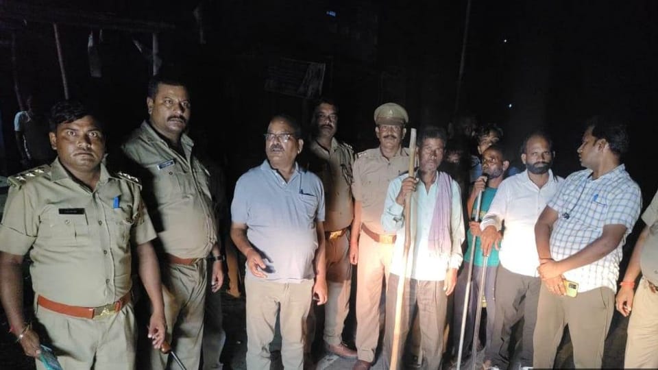 Wolf Attack in bahraich pack of Wolf was seen near canal bridge in Khaira Bazar