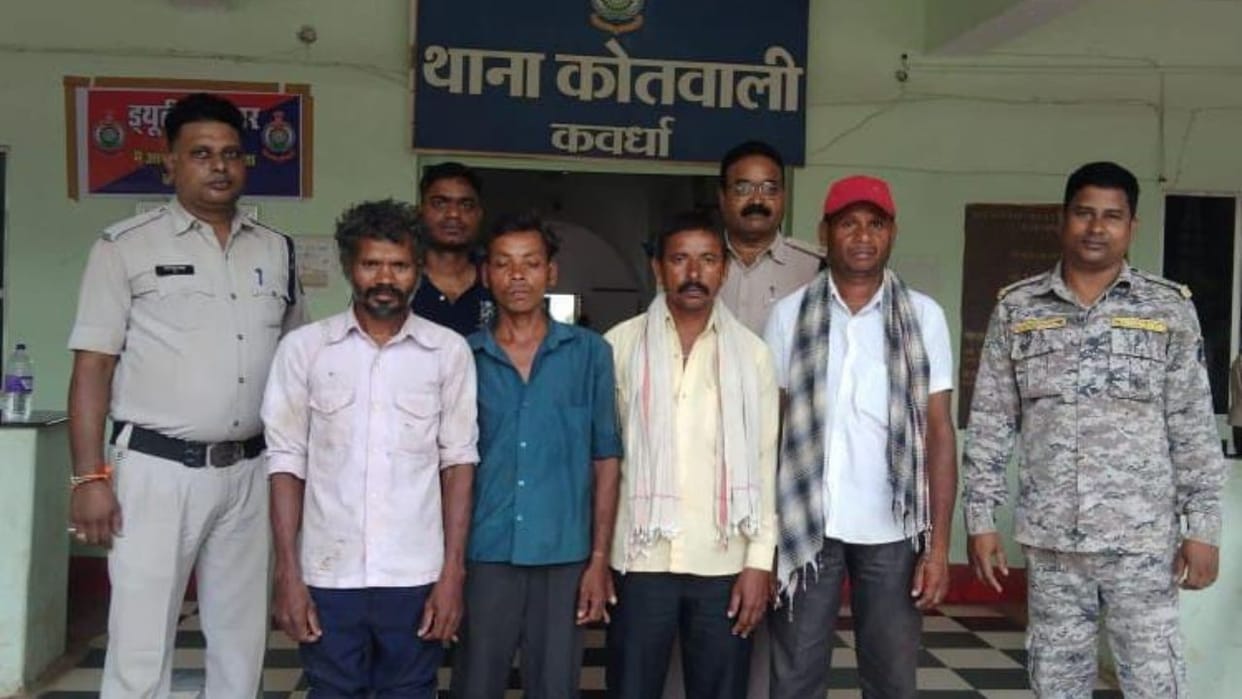 four accused arrested Cow smugglers in kabirdham