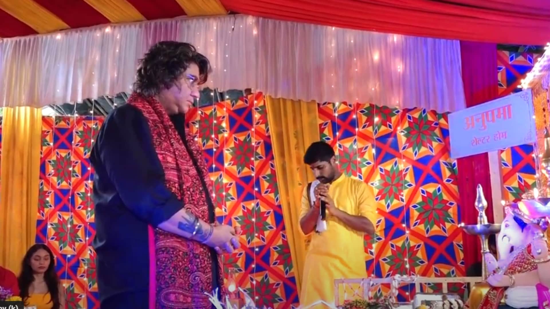 Ganesh Chaturthi Special Ganpati Sthapana at Rupali Ganguly Anupamaa Set and Yeh Rishta Kya Kehlata hai