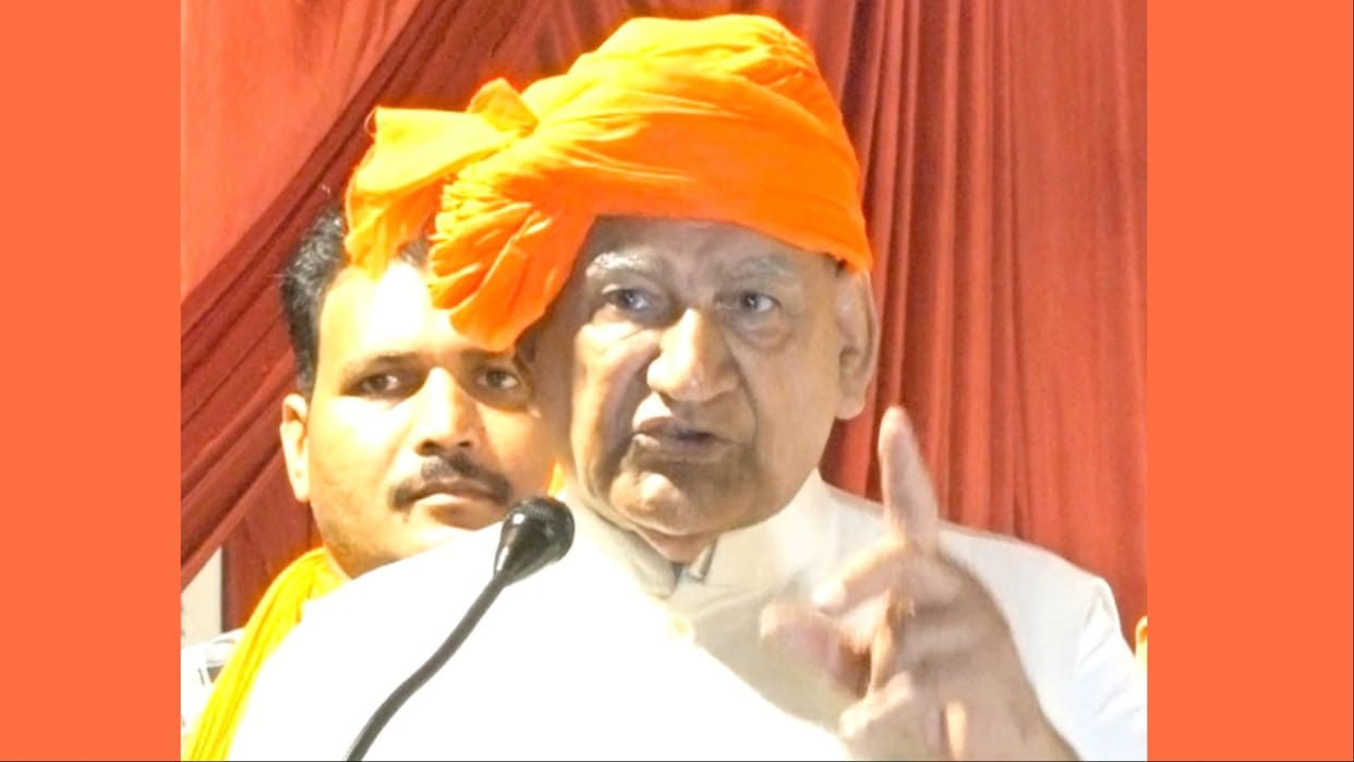 A clip of controversial statement of BJP candidate Ramkumar Gautam goes viral
