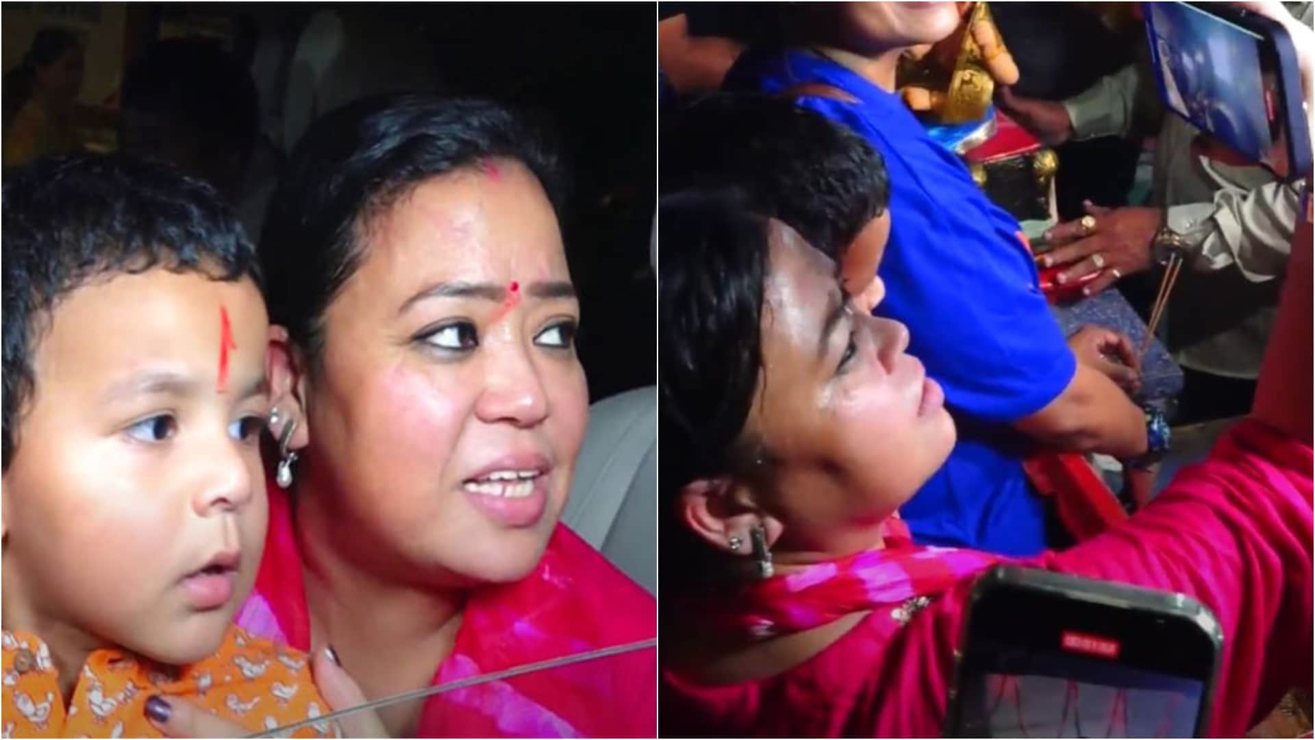 Indian Comedian Bharti Singh brought ganesh ji home with her son shared joy know what she said