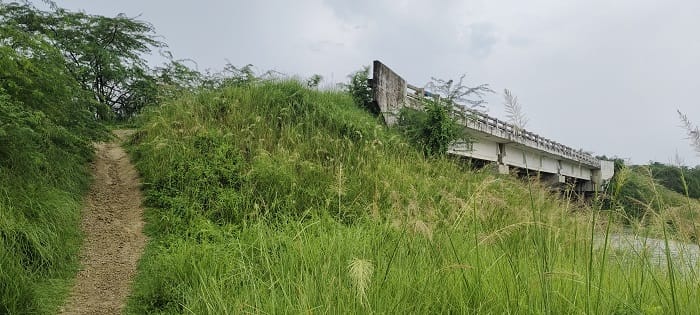 Bhaisahi bridge remained selfie point road built from Mau to Ghazipur Forest department stop the work