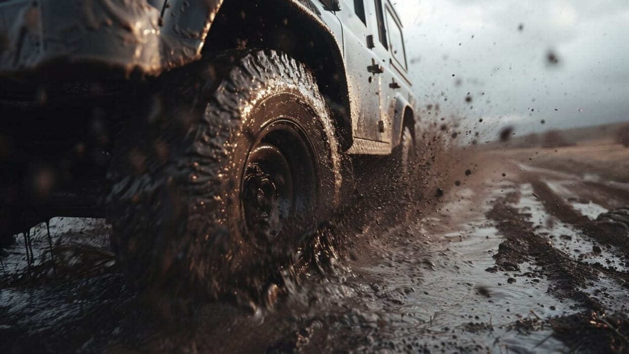 how to ensure car tyre safety while driving in heavy rain