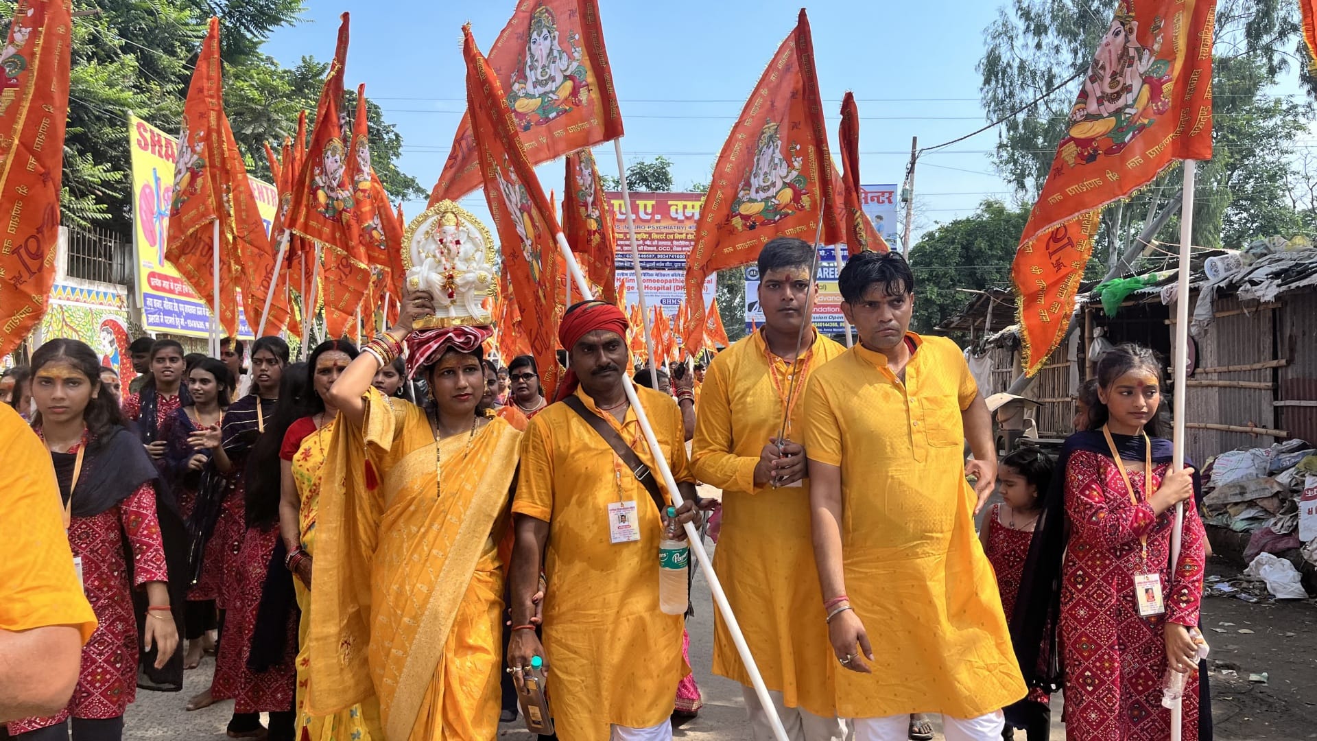 Ganesh Chaturthi: 11-day Ganesh festival started with Shobha Yatra in Saharsa, people showed enthusiasm