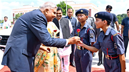 The Vice President of the country inaugurated the Sainik School in Gorakhpur, CM Yogi was also present