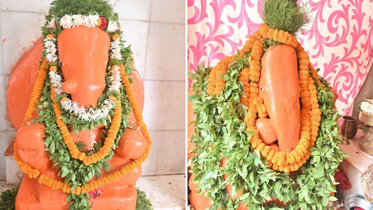 Shri Ganesh worshipped in Kashi Vishwanath Dham devotees worshipped took blessings