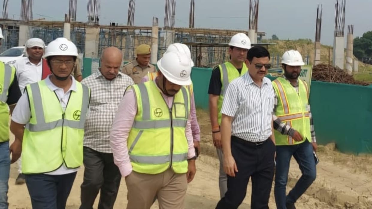 Divisional commissioner inspected incomplete international cricket stadium directed to remove deficiencies