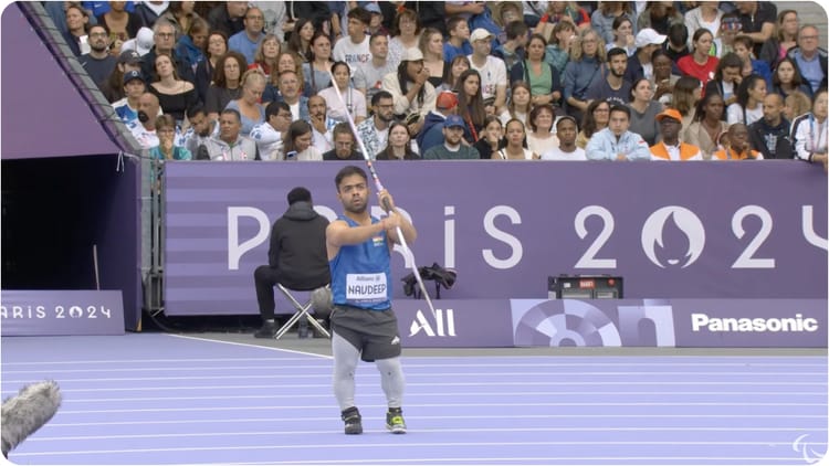 Navdeep Won Silver With Personal Best Performance In Javelin Throw India Got 29th Medal In Paris Paralympics – Amar Ujala Hindi News Live