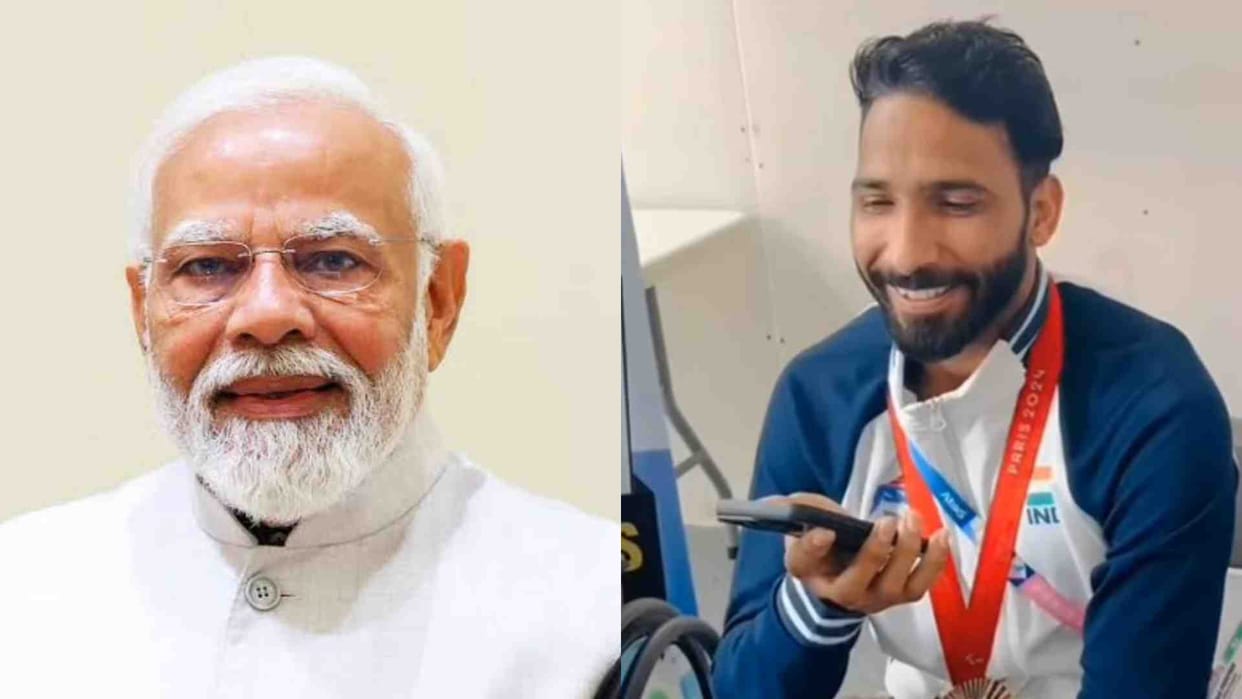 MP News: PM Modi congratulated bronze winner Kapil Parmar in Paris Paralympics