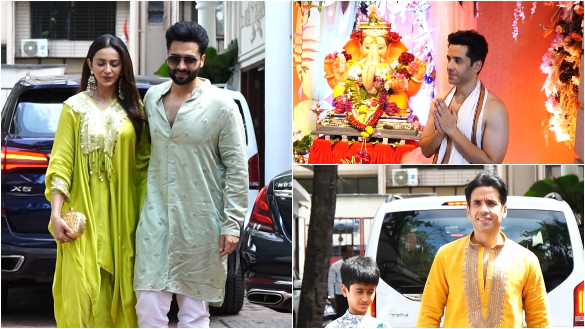 ganesh chaturthi shamita at shilpa shetty residence for pooja sonu sood perform aarati see celebs photos