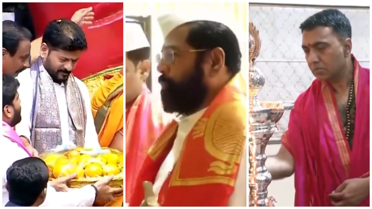 Maharashtra, Andhra Pradesh, Goa, Telangana CMs offers prayers to Ganesh on the occasion of Ganesh Chaturthi