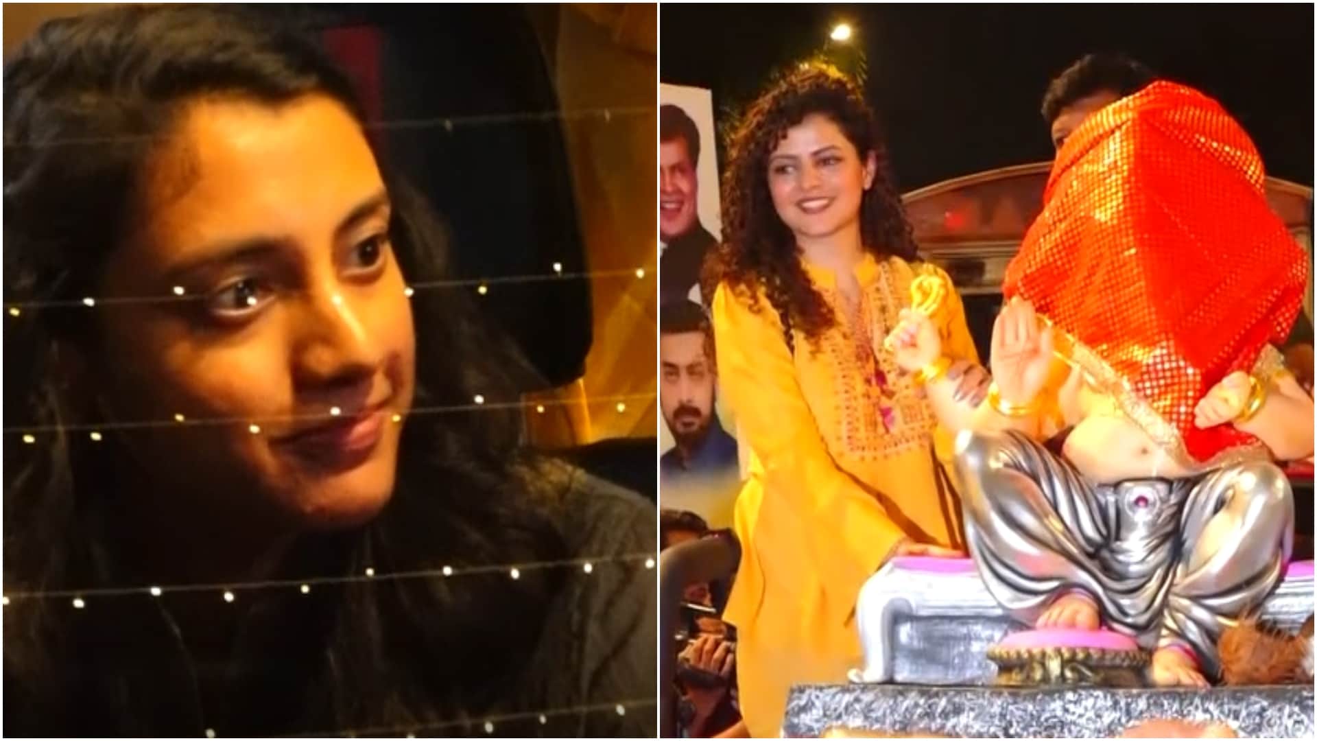 Celebs like Rajshree More Deepshikha Nagpal Sambhavna Seth Smriti Mandhana spotted for Ganesh Chaturthi 2024