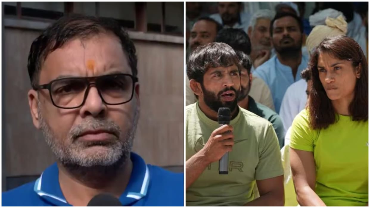 WFI President Sanjay Singh Statement on Vinesh Phogat Bajrang Punia joining Congress News in Hindi