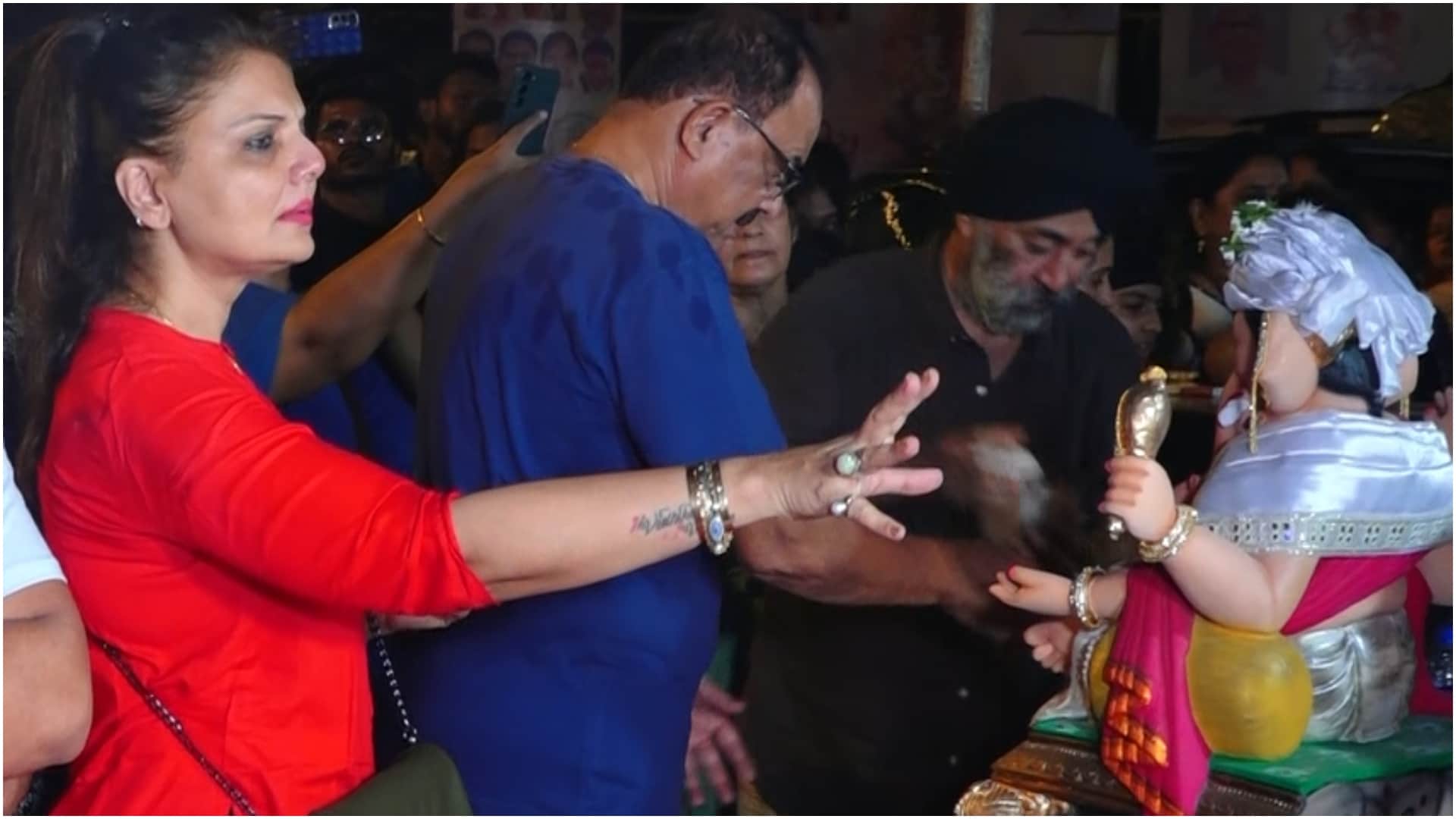 Celebs like Rajshree More Deepshikha Nagpal Sambhavna Seth Smriti Mandhana spotted for Ganesh Chaturthi 2024