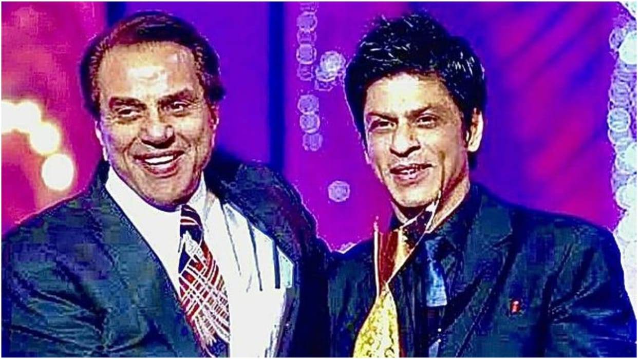 Veteran actor Dharmendra shared lovely picture with King actor Shah Rukh Khan showing their fondness