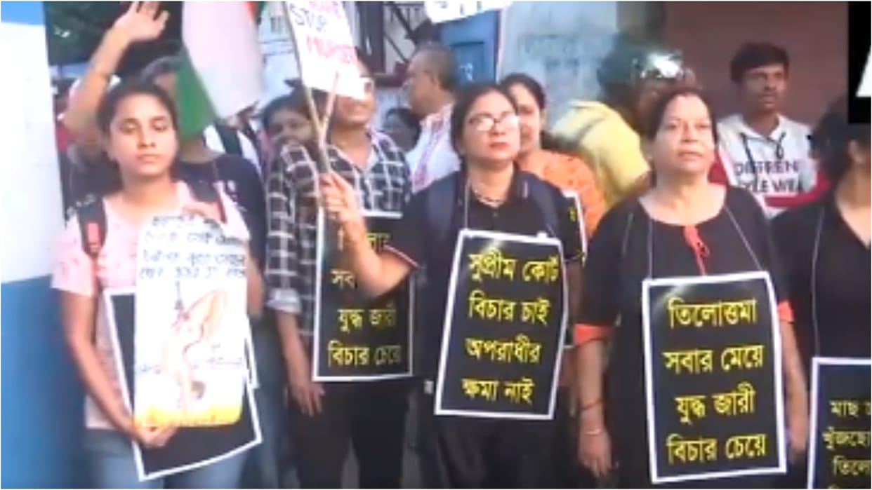 Actors and technicians from Bengali film industry hold protest over RG Kar Medical College rape case